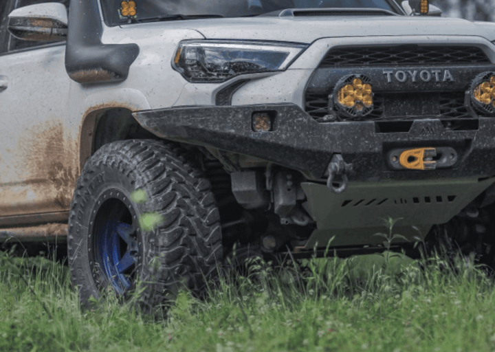 Toyota 5th Gen 4Runner Windshield Fluid Reservoir Guard Skid (2010-2024) by Backwoods Adventure Mods | KOVA Offroad