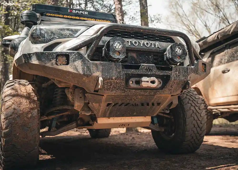 Toyota 4Runner 5th Gen (2010-2024) Aluminum Connector Skid Plate by Backwoods Adventure Mods | KOVA Offroad