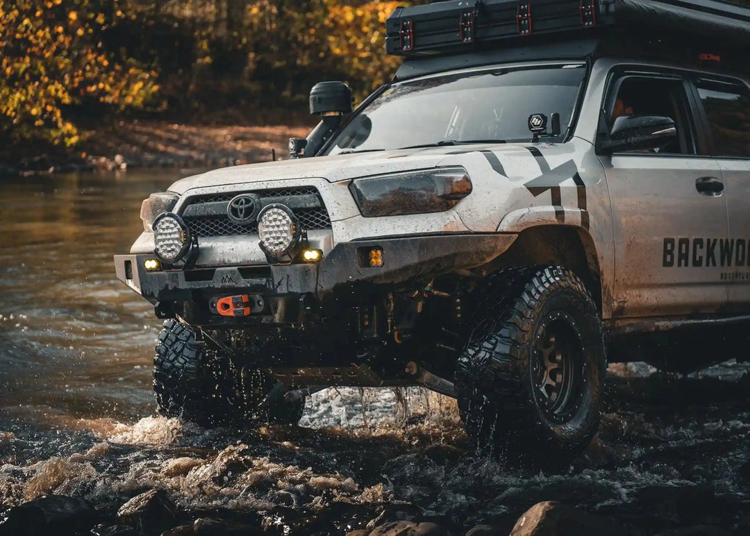 Hi-Lite Overland Toyota 4Runner Front Bumper 5th Gen (2010-2024) [No Bull Bar] by Backwoods Adventure Mods | KOVA Offroad