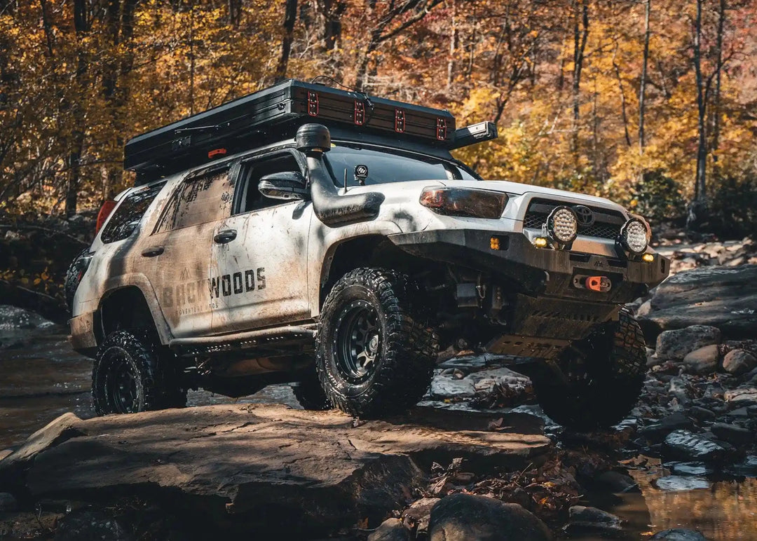 Hi-Lite Overland Toyota 4Runner Front Bumper 5th Gen (2010-2024) [No Bull Bar] by Backwoods Adventure Mods | KOVA Offroad