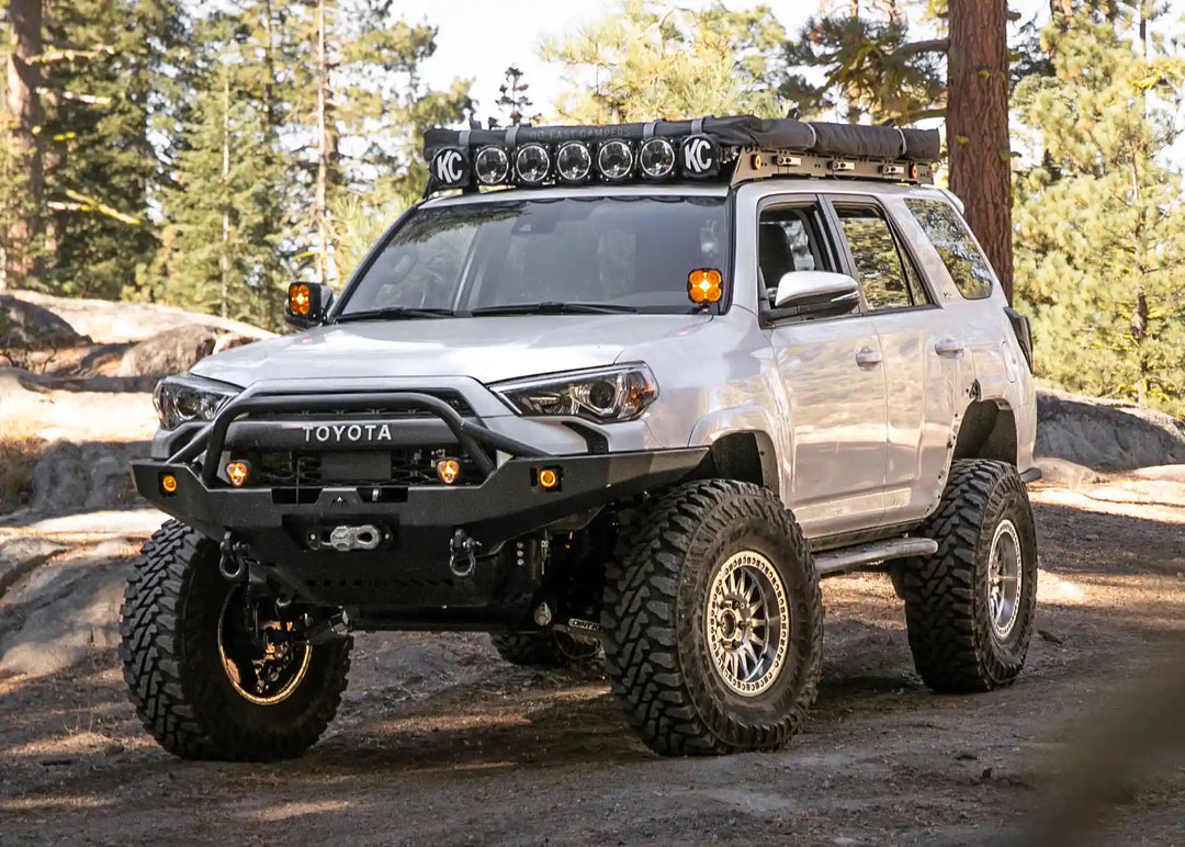 Hi-Lite Overland Toyota 4Runner Front Bumper 5th Gen (2010-2024) [PreRunner Bull Bar] by Backwoods Adventure Mods | KOVA Offroad