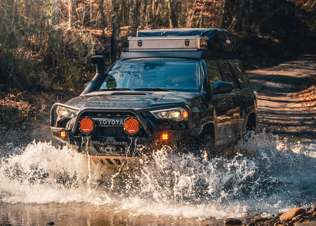 Hi-Lite Overland Toyota 4Runner Front Bumper 5th Gen (2010-2024) [Bull Bar] by Backwoods Adventure Mods | KOVA Offroad