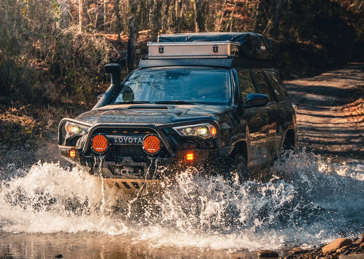 Hi-Lite Overland Toyota 4Runner Front Bumper 5th Gen (2010-2024) [Bull Bar] by Backwoods Adventure Mods | KOVA Offroad