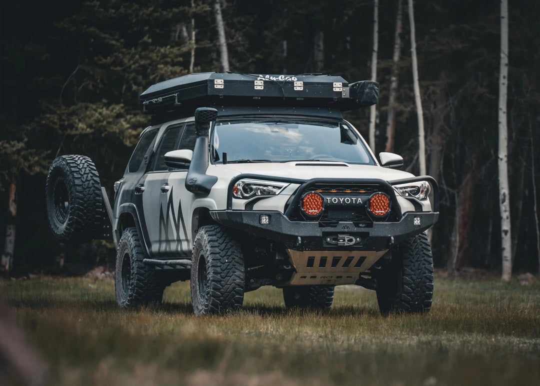 Hi-Lite Overland Toyota 4Runner Front Bumper 5th Gen (2010-2024) [Bull Bar] by Backwoods Adventure Mods | KOVA Offroad