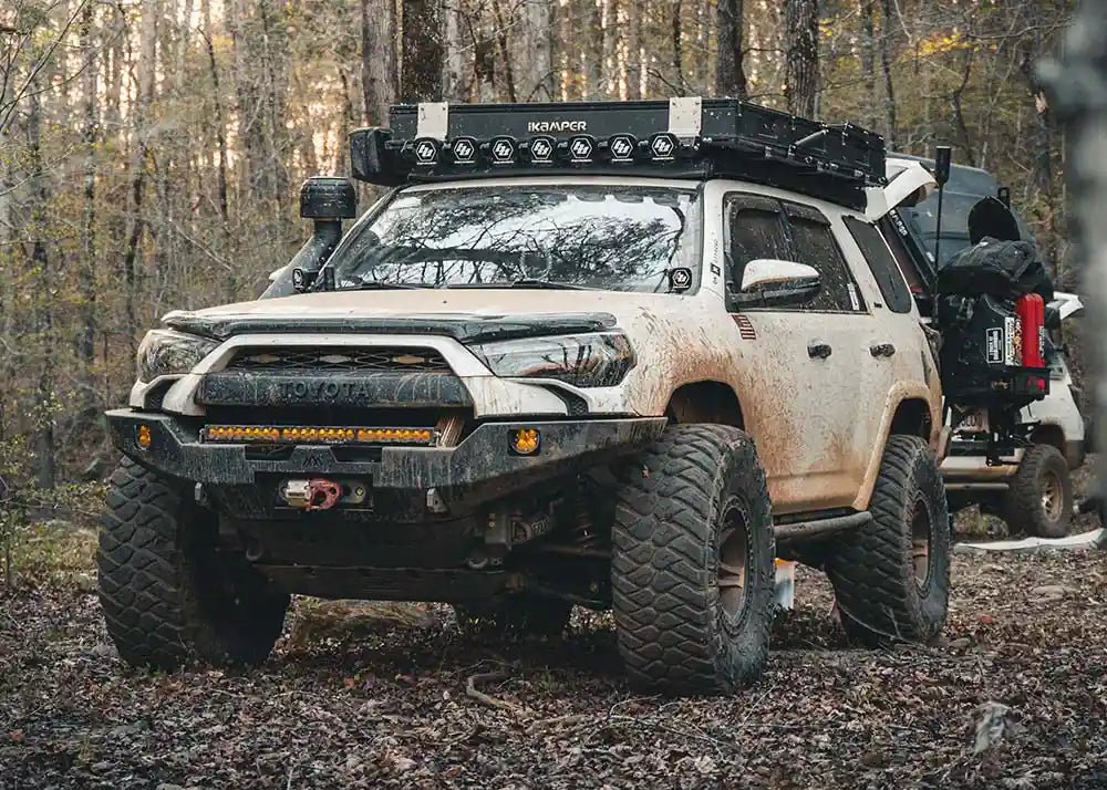 Hi-Lite Overland Toyota 4Runner Front Bumper 5th Gen (2010-2024) [No Bull Bar] by Backwoods Adventure Mods | KOVA Offroad
