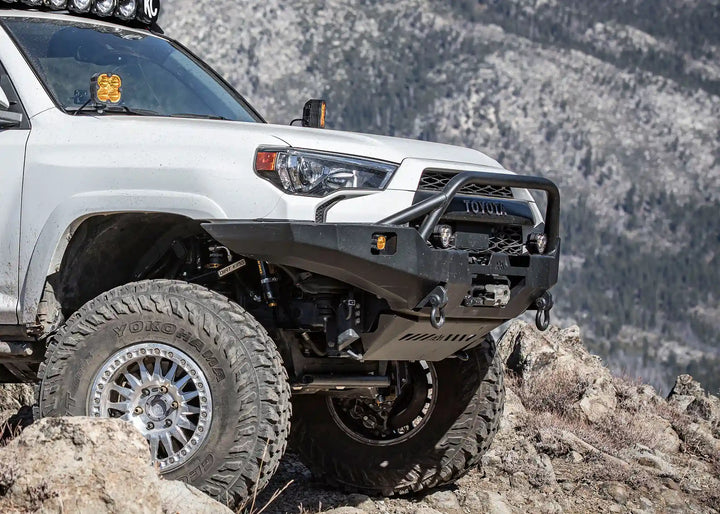 Hi-Lite Overland Toyota 4Runner Front Bumper 5th Gen (2010-2024) [PreRunner Bull Bar] by Backwoods Adventure Mods | KOVA Offroad