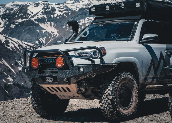Hi-Lite Overland Toyota 4Runner Front Bumper 5th Gen (2010-2024) [Bull Bar] by Backwoods Adventure Mods | KOVA Offroad