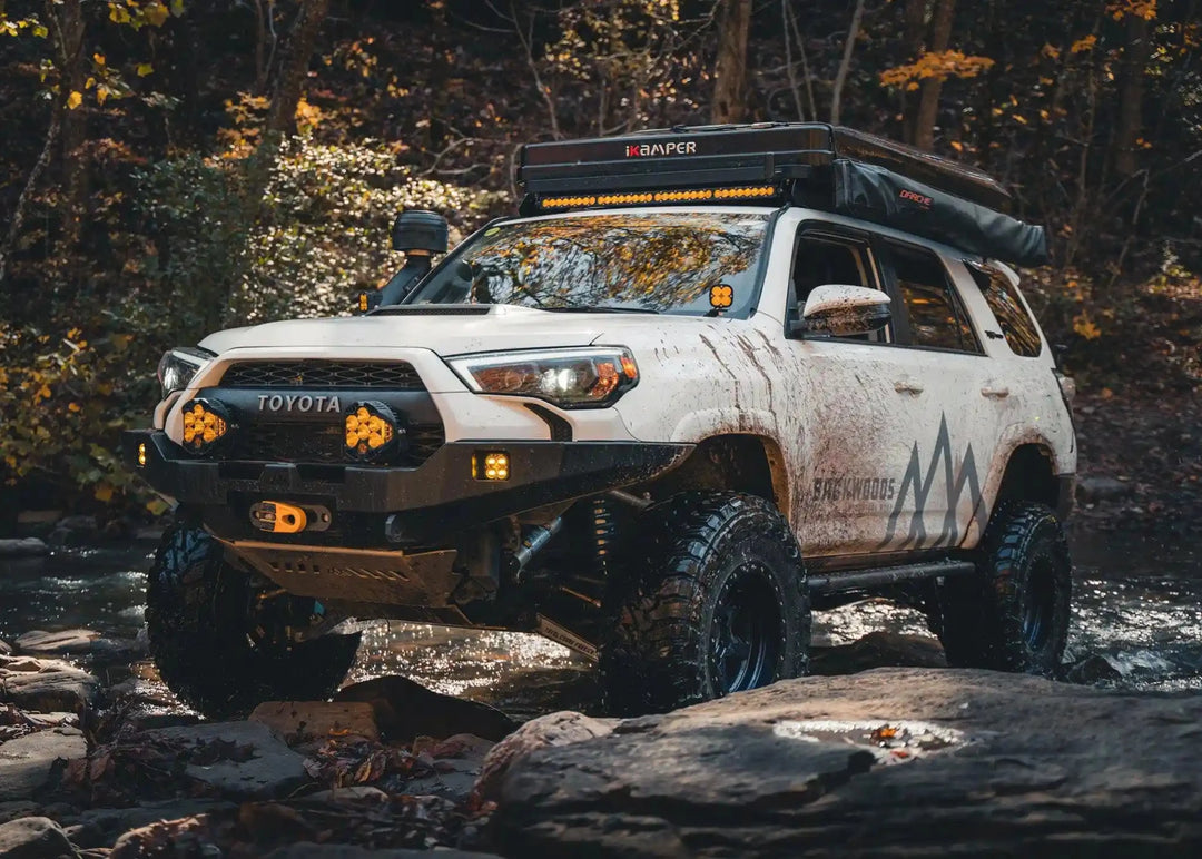 Hi-Lite Overland Toyota 4Runner Front Bumper 5th Gen (2010-2024) [No Bull Bar] by Backwoods Adventure Mods | KOVA Offroad