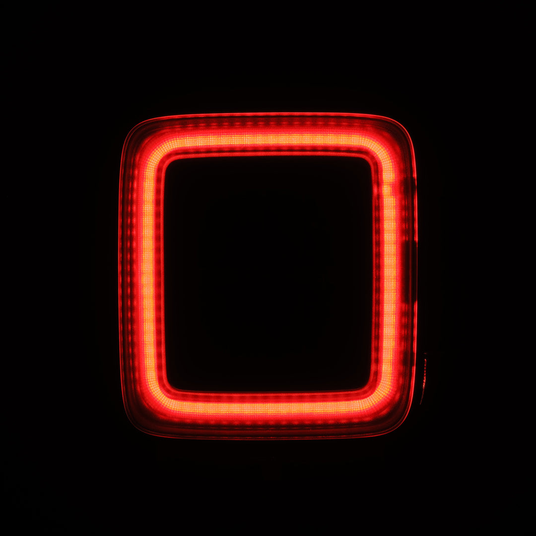 AlphaRex Prismatic LED Taillight Alpha Black for Jeep Wrangler JL (2018-2024)