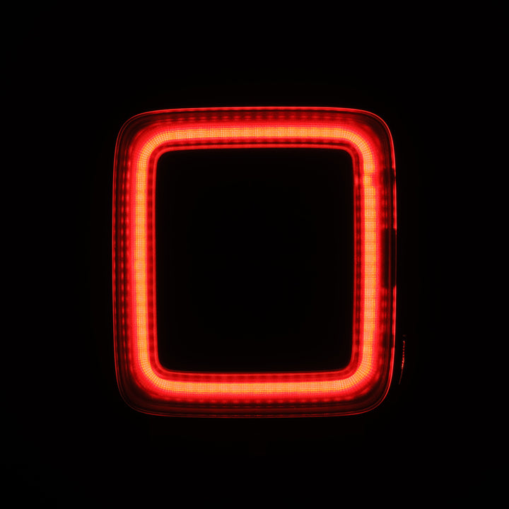 AlphaRex Prismatic LED Taillight Alpha Black for Jeep Wrangler JL (2018-2024)