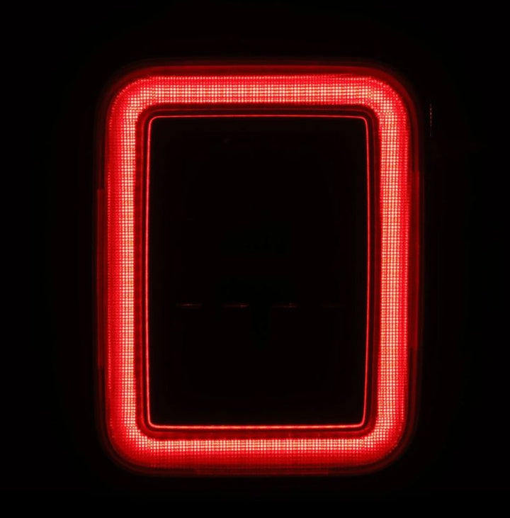 AlphaRex Prismatic LED Taillights for Jeep Gladiator 2020-2024, Alpha Black
