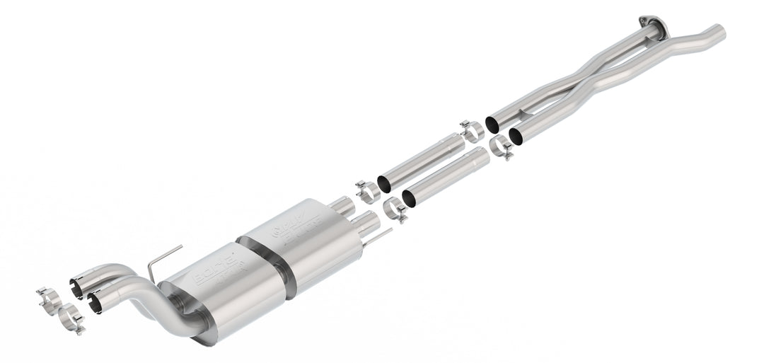Borla Mid-Section Exhaust System with Muffler, X-Pipe & Mid-Pipes for Ford F-150 Raptor & Limited (2017-2020) - ATAK