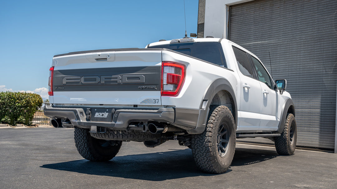 Borla 60727BC Tail Pipes for 2021-2026 Ford F-150 Raptor with Black Chrome Tips