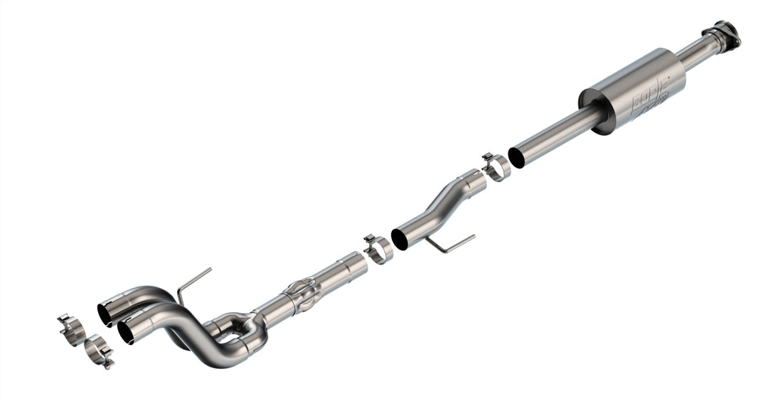 Borla Mid-Pipe with ATAK Muffler for Ford F-150 Tremor and Black Appearance Packages (Part # 60732)