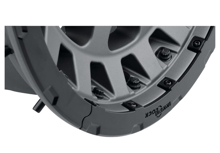 ICON Alloys Hammer Pro, Charcoal, 17 x 8.5 / 5 x 5, -6mm Offset, 4.5" BS