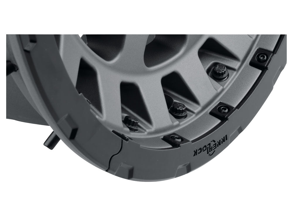 ICON Alloys Hammer Pro, Charcoal, 17 x 8.5 / 6 x 5.5, 25mm Offset, 5.75" BS