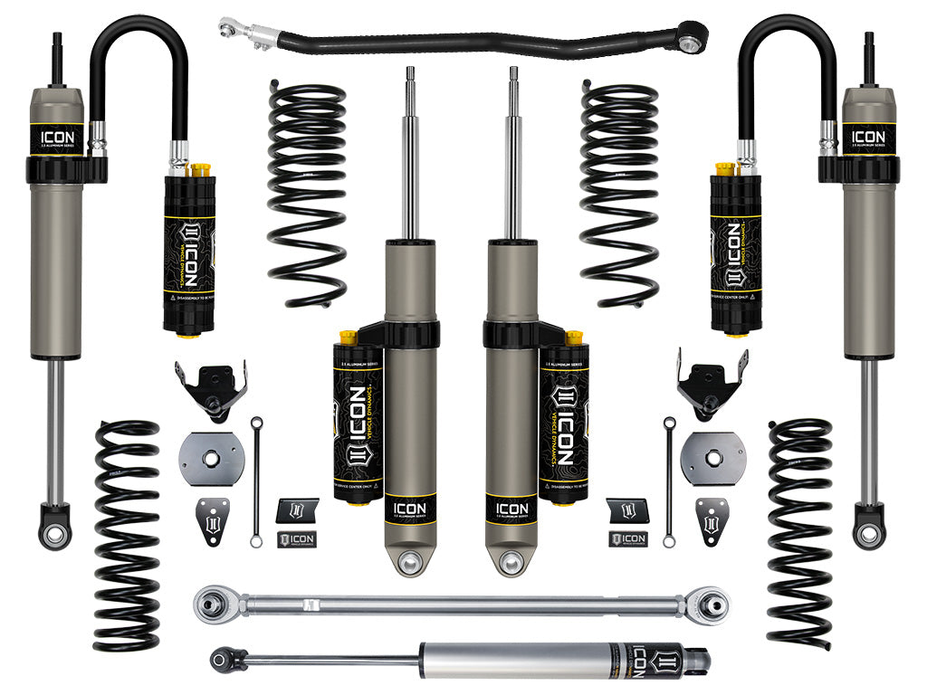 ICON 2014-2026 Ram 2500 4WD, Diesel, Coil Spring Rear, 4.5" Lift, Stage 4 Suspension System, w/ Performance Rear Coil Springs