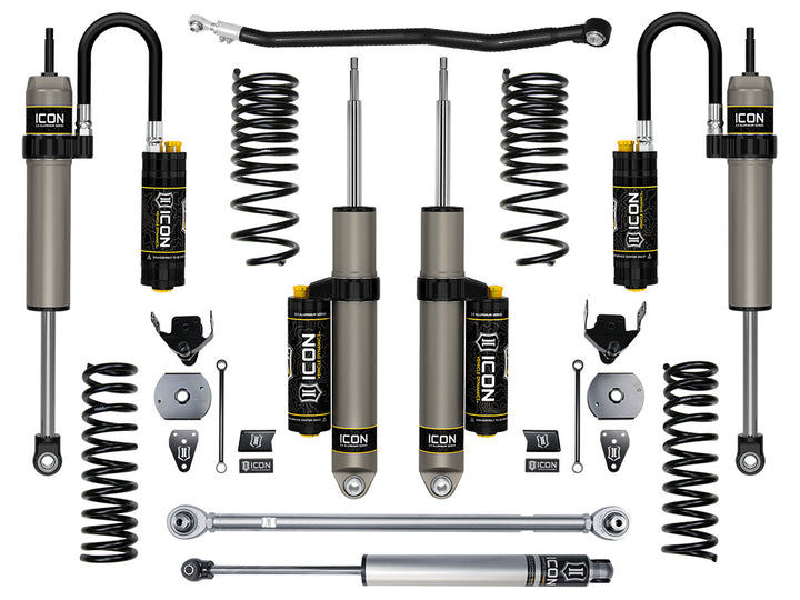 ICON 2014-2026 Ram 2500 4WD, Diesel, Coil Spring Rear, 4.5" Lift, Stage 4 Suspension System, w/ Performance Rear Coil Springs