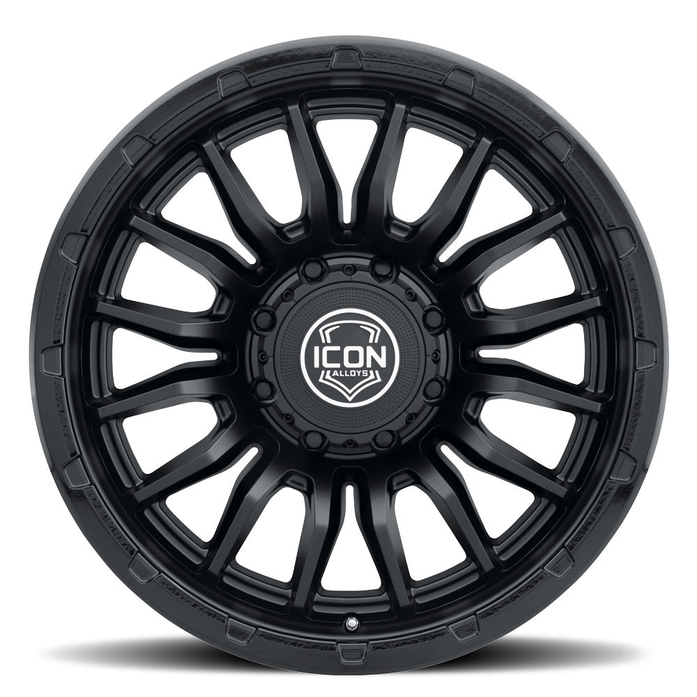 ICON Alloys Cajon, Double Black, 20 x 9 / 8 x 6.5, 12mm Offset, 5.5" Backspace