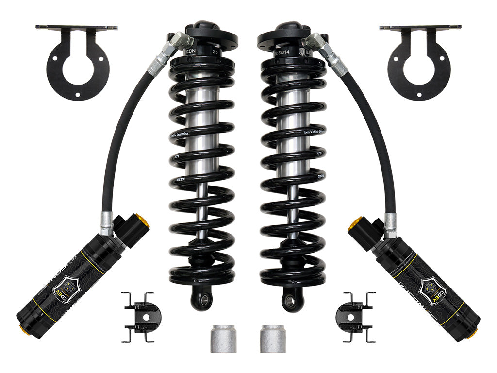 Icon 2023 2026 Ford F 250/F 350 Super Duty 4 Wd, 2.5 3” Lift, V.S. 2.5 Series Coilover Conversion Kit, Remote Reservoir W/ Cdev