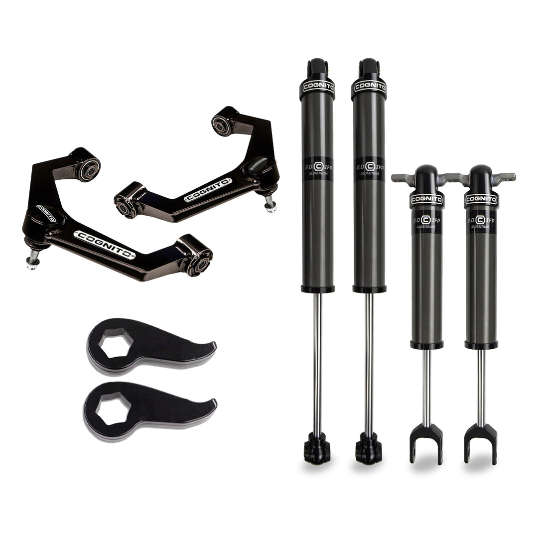 Cognito 3-inch Performance Leveling kit with 2.0 IFP shocks for 2011-2019 Silverado/Sierra 2500/3500 2WD/4WD
