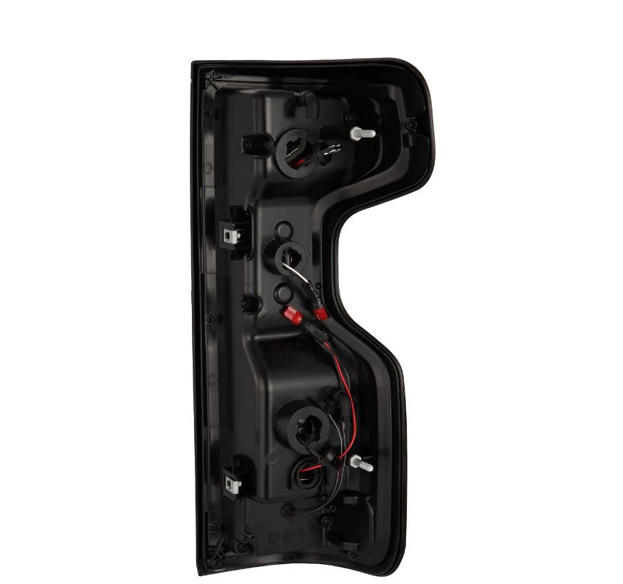 AlphaRex LED Taillights Black Red for Chevrolet Silverado 1500, 2500HD, 3500HD (2019-2022)