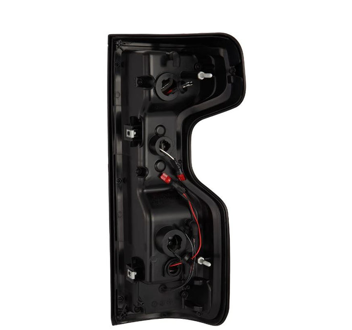 AlphaRex LED Taillights Black Red for Chevrolet Silverado 1500, 2500HD, 3500HD (2019-2022)