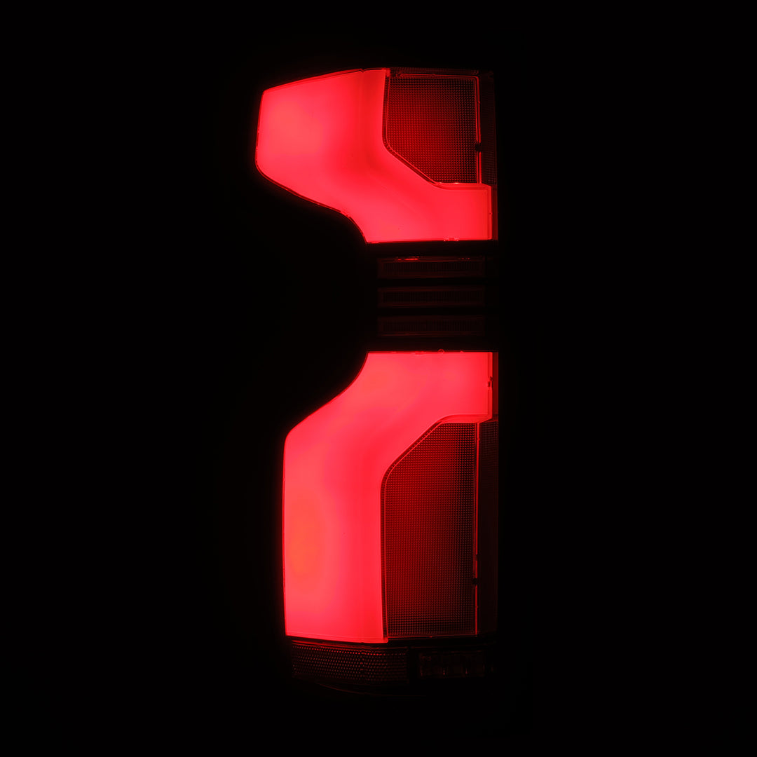 AlphaRex LED Taillights Black Red for Chevrolet Silverado 1500, 2500HD, 3500HD (2019-2022)