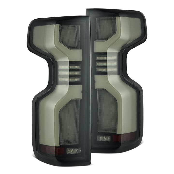 AlphaRex LED Taillights Black for Chevrolet Silverado 1500, 2500HD, 3500HD – LUXX-Series