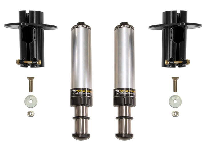 ICON 2020-2023 Jeep Gladiator/2018-2023 Wrangler JL/2007-2018 Wrangler JK, Front, 2.0 Hydraulic Bump Stop Kit