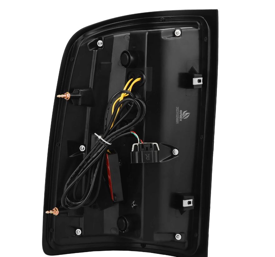 AlphaRex LUXX-Series LED Taillights Alpha Black for GMC Sierra (2007-2014)