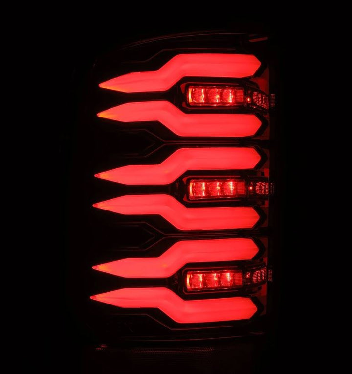 AlphaRex LUXX-Series LED Taillights Alpha Black for GMC Sierra (2007-2014)