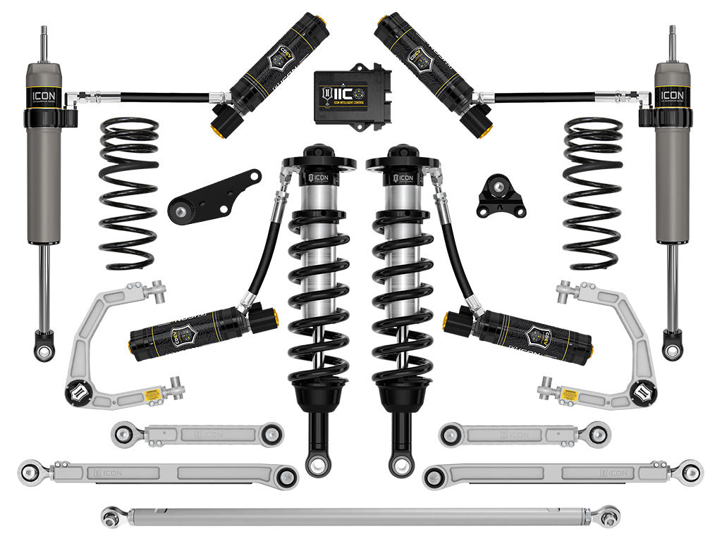 ICON 2024-2026 Toyota Tacoma 1.25-3" Lift, Stage 13 Suspension System, Billet, Overland Rear Springs