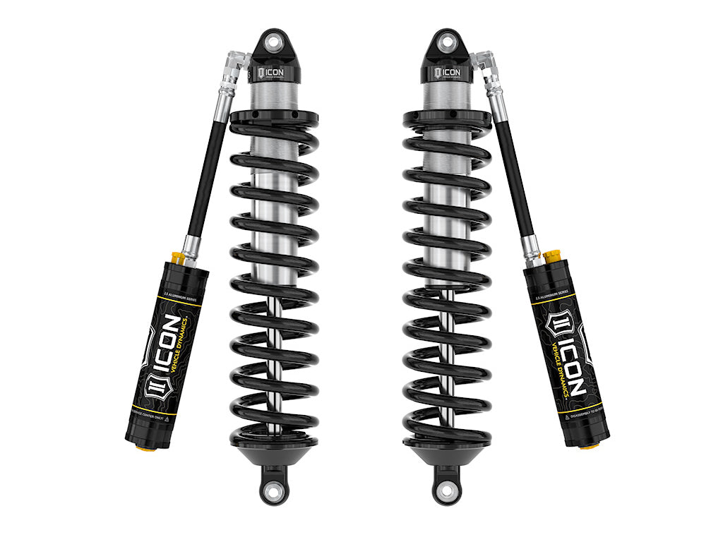 ICON 2008-2016 Ford F-250/F-350 4WD, Diesel, Front, 4-6.5” Lift, V.S. 2.5 Series Coilover Conversion Kit for Fabricated Hoop, Remote Reservoir w/ CDCV