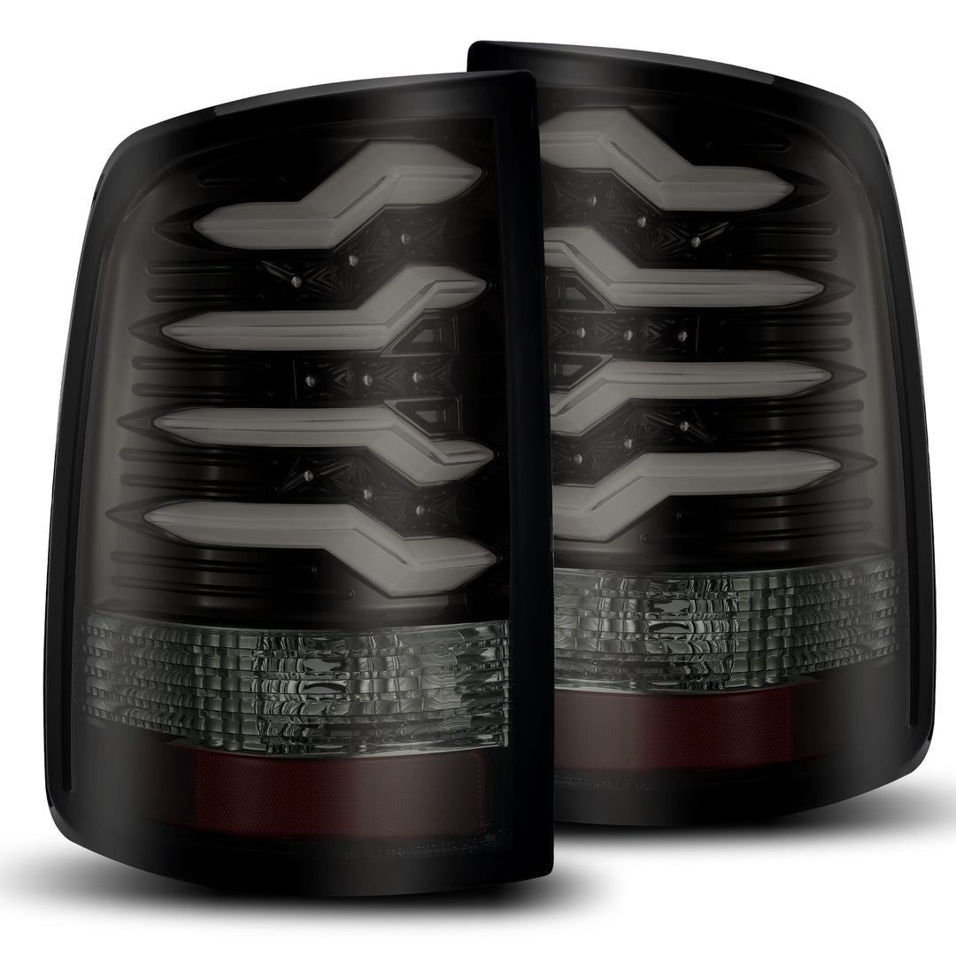 AlphaRex PRO-Series LED Taillights for Ram 1500, 2500, 3500 (Jet Black) – Plug and Play Upgrade