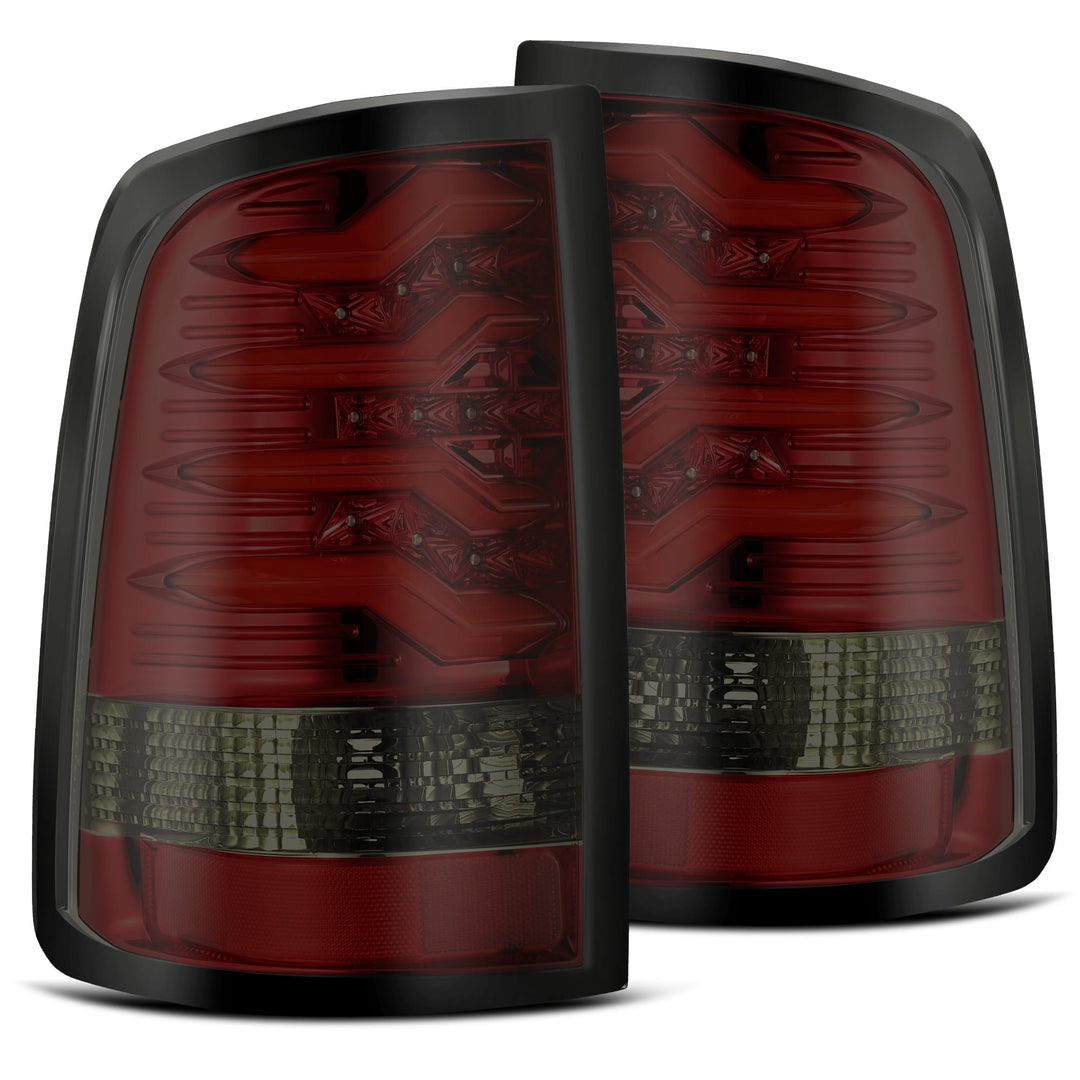 AlphaRex LED Taillights Red Smoke for Ram 1500, 2500, and 3500 (2012-2015)