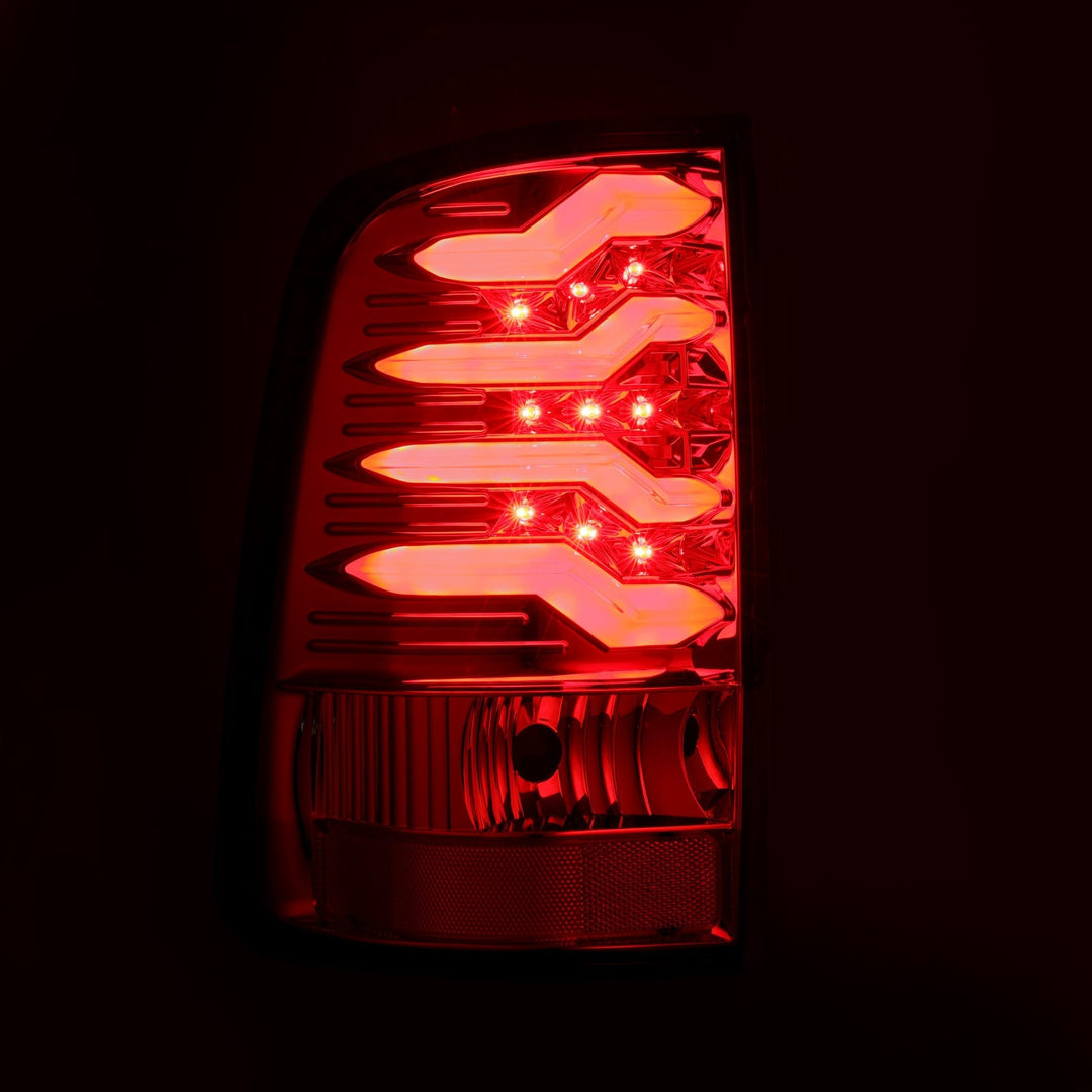 AlphaRex LED Taillights Red Smoke for Ram 1500, 2500, and 3500 (2012-2015)
