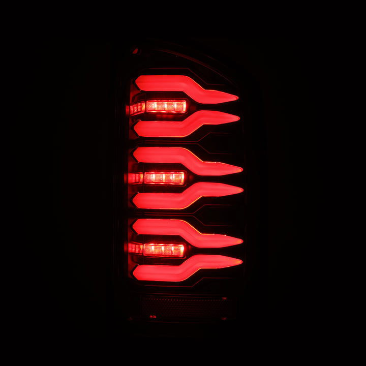AlphaRex LUXX-Series LED Taillights for Dodge Ram 1500/2500/3500 Black