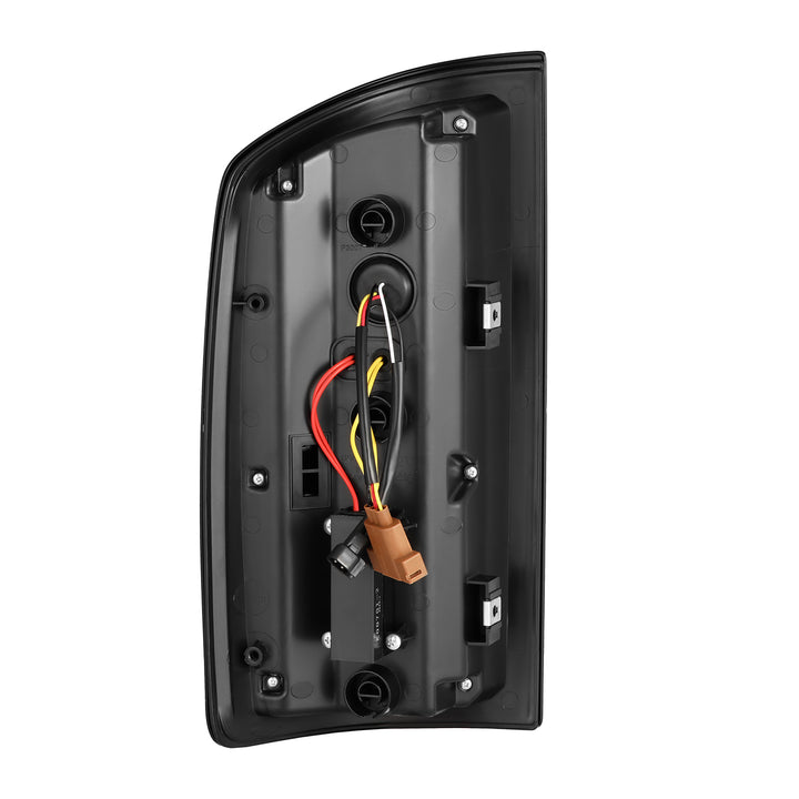 AlphaRex LUXX-Series LED Taillights Alpha Black for Dodge Ram 1500 and 2500 (2007-2009)
