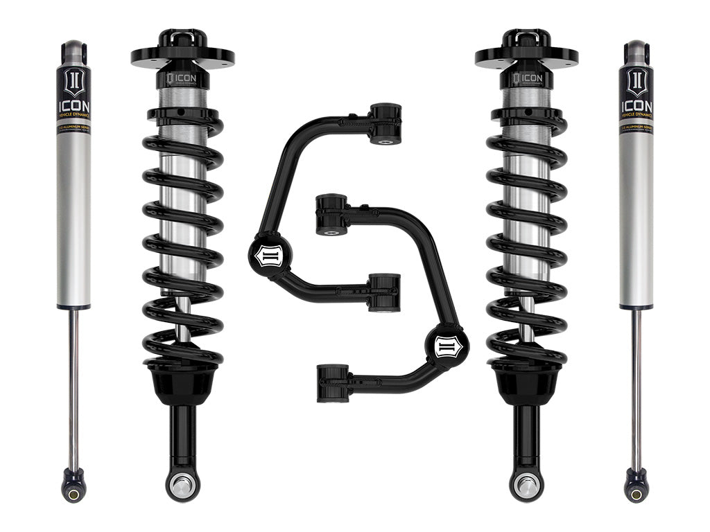 ICON 2021-2026 Ford F-150 4WD, 2.75-3.5" Lift, Stage 1 Suspension System, Tubular