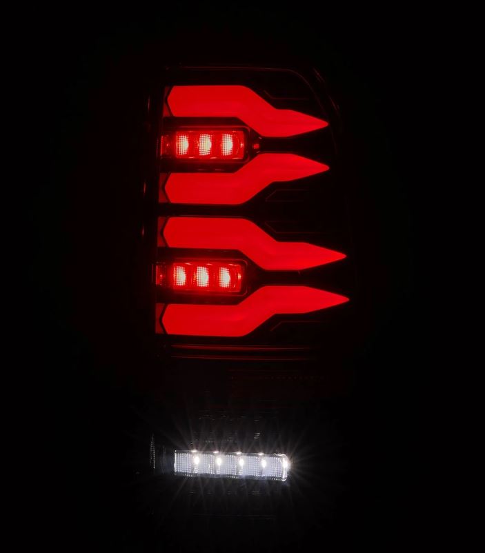 AlphaRex LUXX-Series LED Taillights for Ford Super Duty and F-150 – Alpha Black