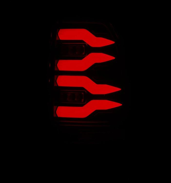 AlphaRex LUXX-Series LED Taillights for Ford Super Duty and F-150 – Alpha Black