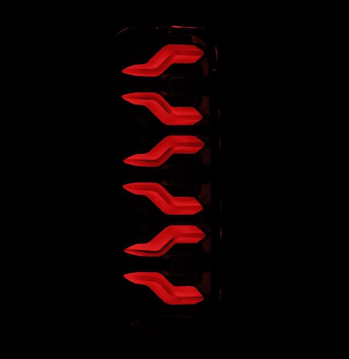 AlphaRex LUXX-Series LED Tail Lights for 87-96 Ford F-Series and Bronco Alpha-Black