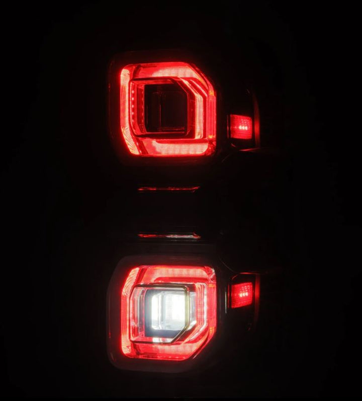AlphaRex Prismatic LED Taillights for 2021-2024 Ford Bronco in Alpha Black