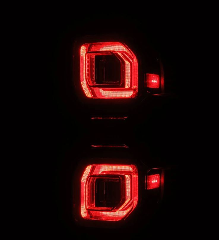 AlphaRex Prismatic LED Taillights for 2021-2024 Ford Bronco in Alpha Black