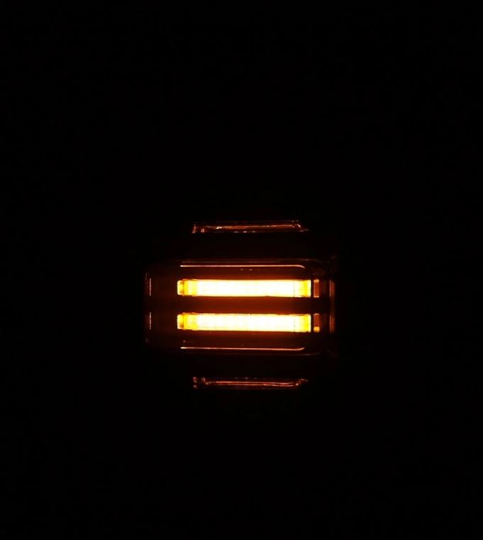 AlphaRex Prismatic LED Taillights for 2021-2024 Ford Bronco in Alpha Black