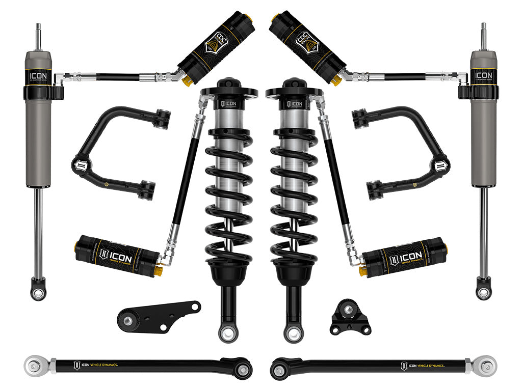 ICON 2024-2026 Toyota Tacoma 1.25-3" Lift, Stage 8 Suspension System, Tubular