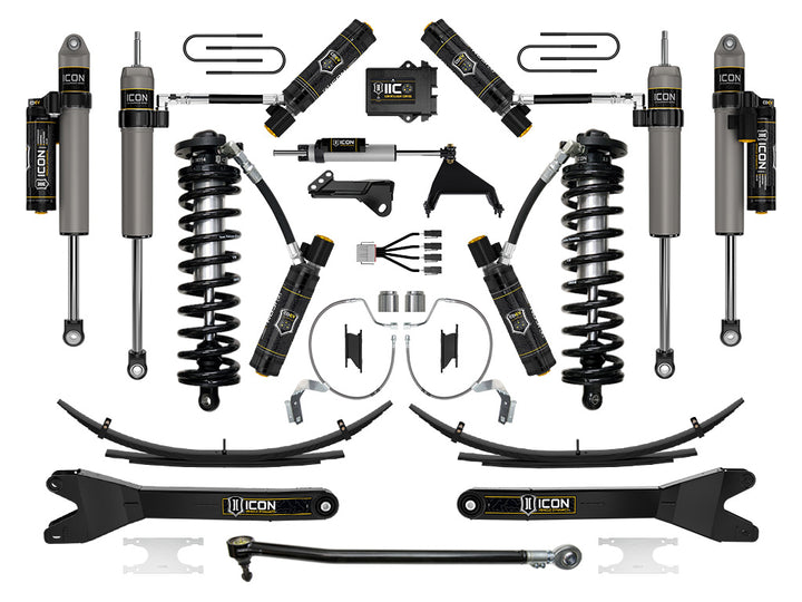ICON 2023-2026 Ford F-250/F-350 Super Duty 4WD, 4-5.5" Lift, Stage 9 Coilover Conversion System w/ Radius Arms & Expansion Packs