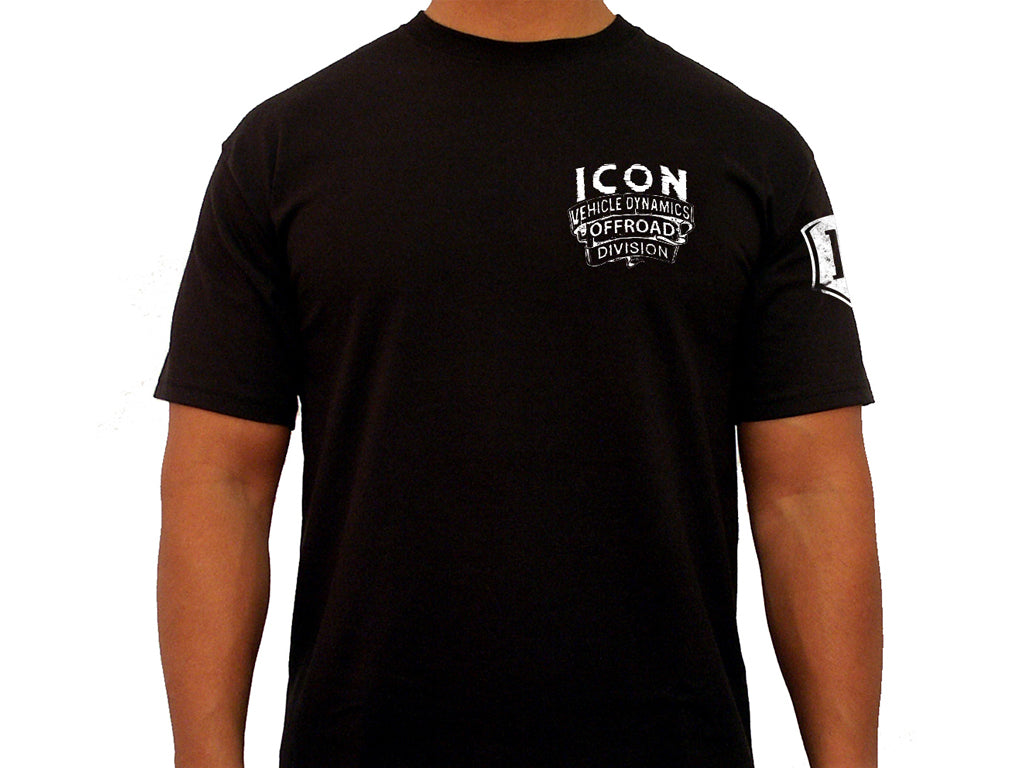 ICON Western-Logo Tee – Black, Medium