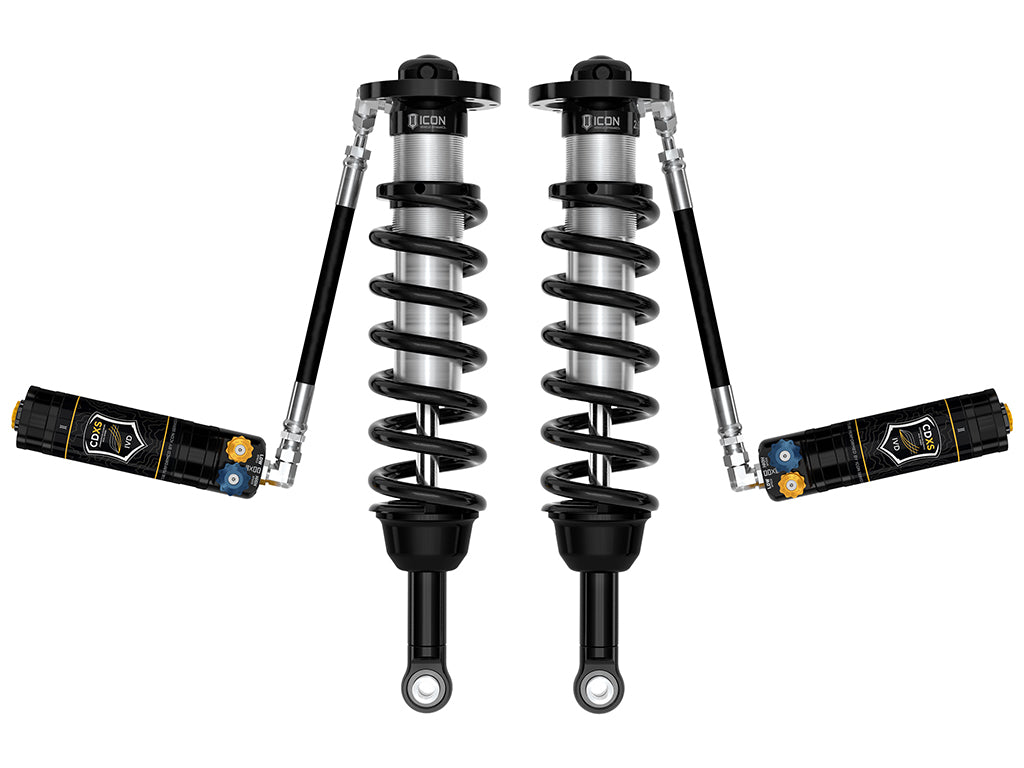 ICON 2024-2026 Toyota Land Cruiser 250 Series, 1.25-3" Lift, Front, V.S. 2.5 Series Coilover Kit, Remote Reservoir w/ CDXS, Pair